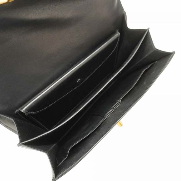 Hermes Hermès Vasco Box Calf Handbag, Black, with 〇Q Stamp, Women's - Picture 4 of 14